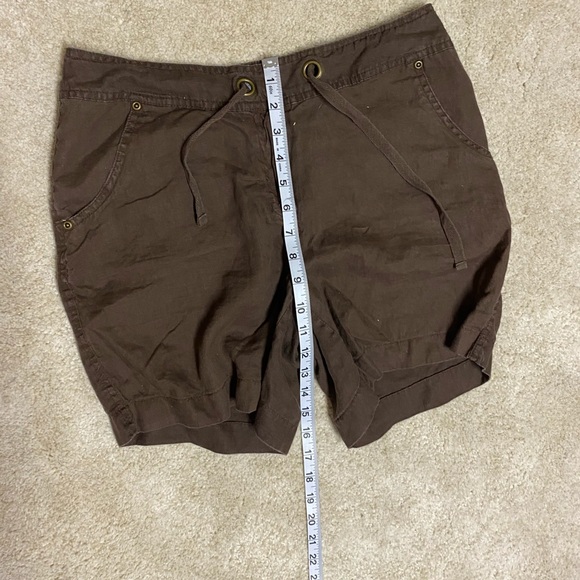 2/$20 ❤️ - SHORTS | Women’s Ecologie linen shorts size 6 - Picture 5 of 6